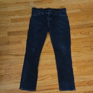 Lucky Brand Men's Dark Blue Straight Jeans
